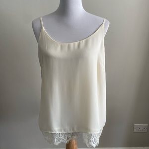 Rachael Zoe NWT lace trimmed camisole Size Large